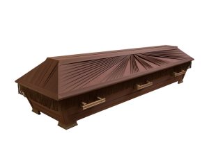 Kaane külgedel 6 plisseerkimpu, põhi sile Kangaga kaetud Satiinist sisu ja kaanealune